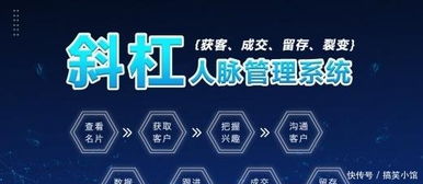 銷售利器對(duì)比 軟件開(kāi)發(fā)與“斜杠人脈管理系統(tǒng)”如何賦能高效獲客